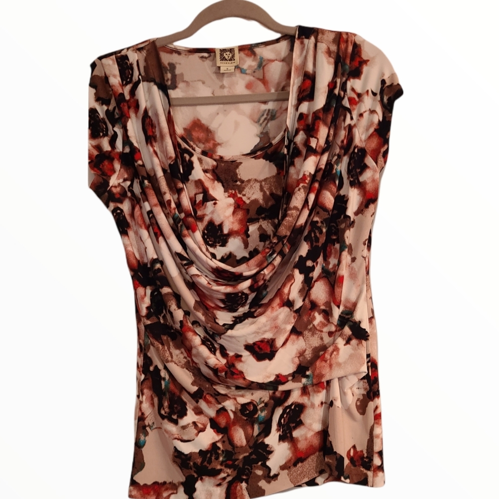 Anne Klein Woman's Cap sleeve size S top